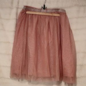 Sparkly Pink Ballerina tule skirt